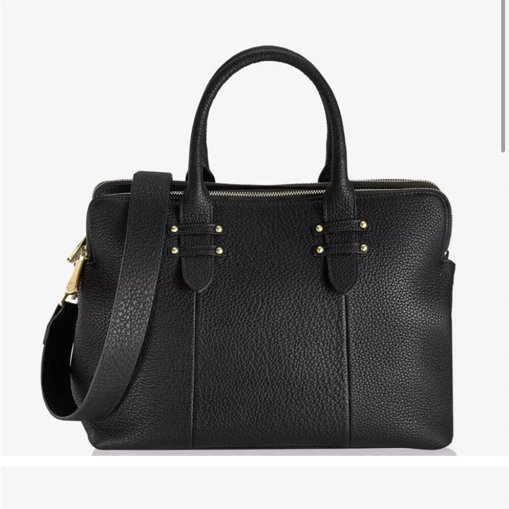 GiGi New York Black Satchel - Picture 1 of 12